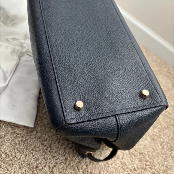 Coach Navy Blue satchel bag - Picture 15 of 16